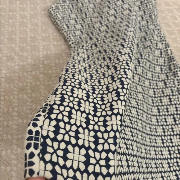 Banana Republic Navy and White Patterned Mini Dress - Picture 16 of 16